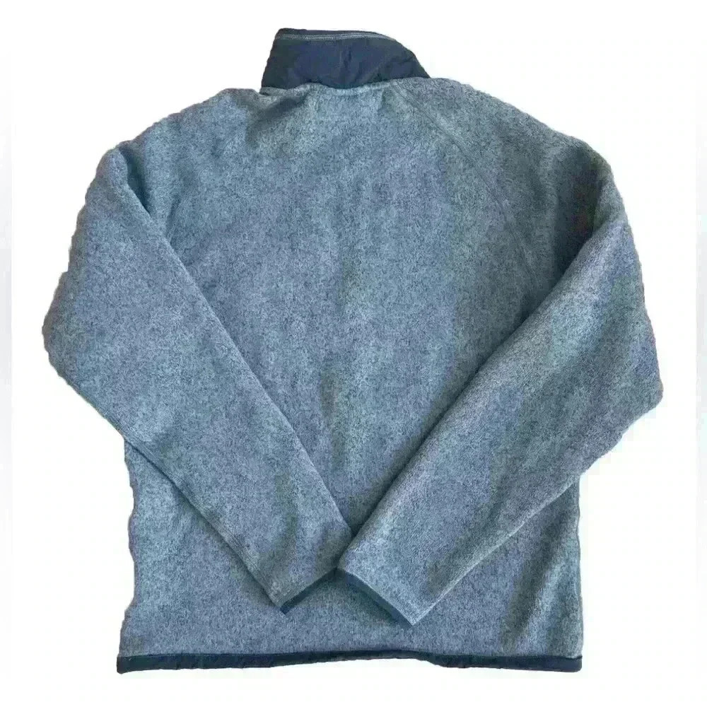 The North Face Gordon Lyons Men’s 1/4 Quarter Zip Knit Woven Sweater Gray S - Picture 5 of 15